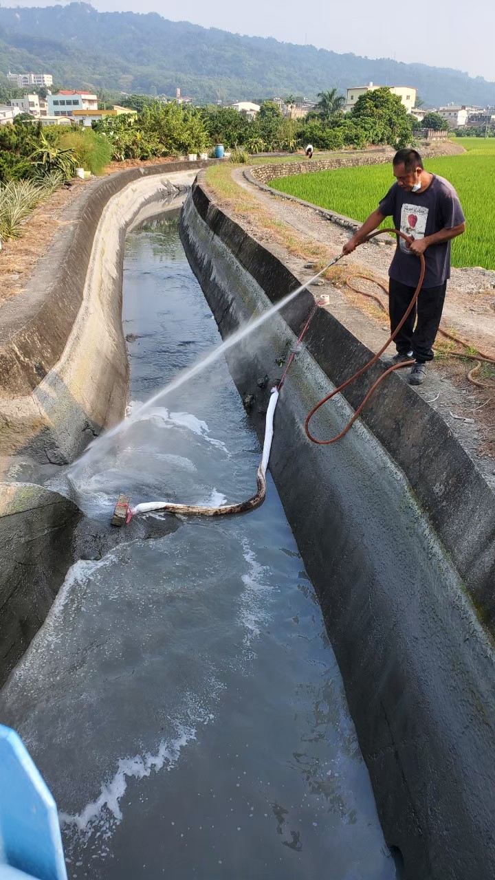河川水溝汙染緊急清除