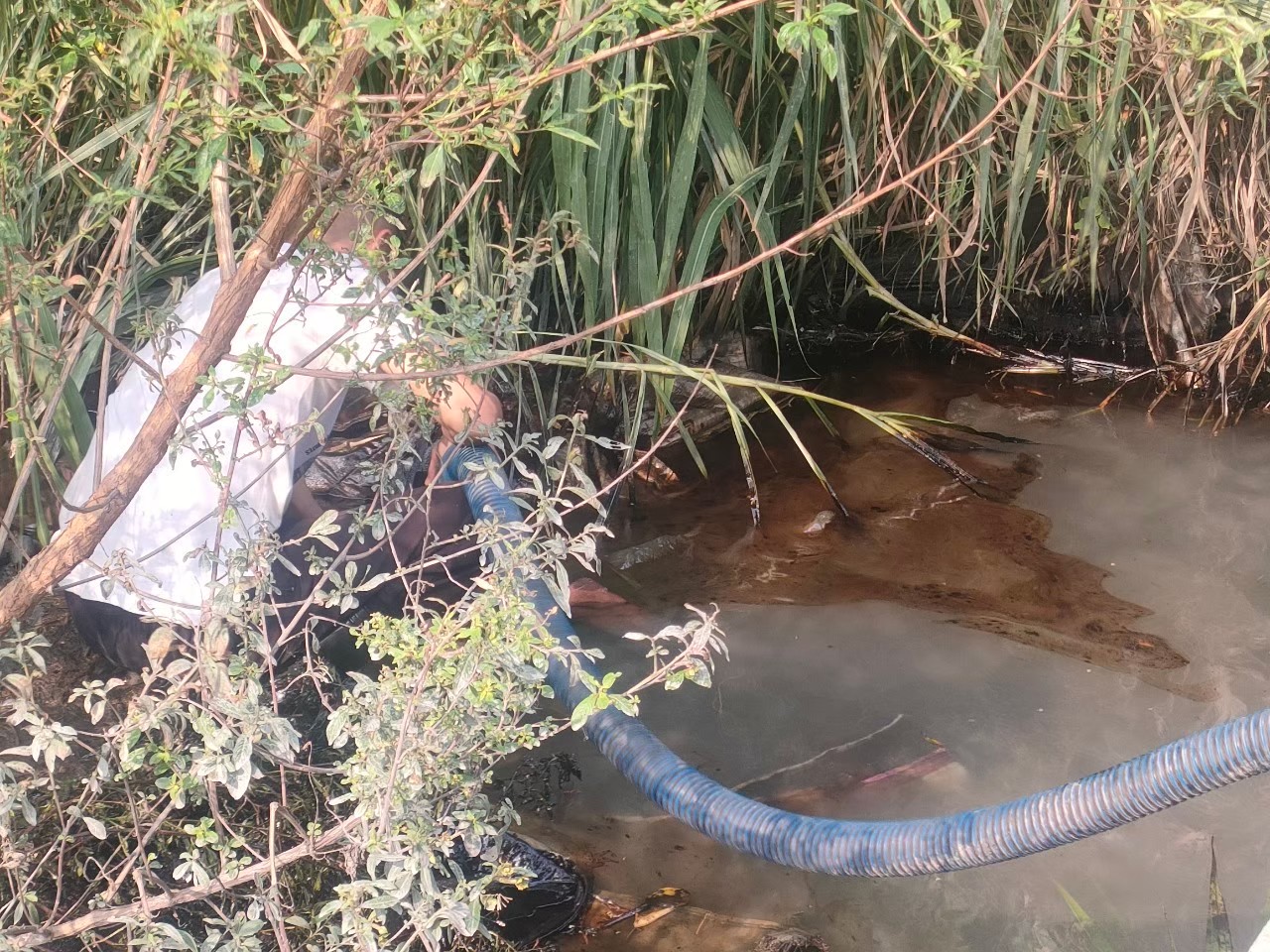 河川水溝汙染緊急清除